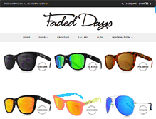 Tablet Screenshot of fadeddays.com